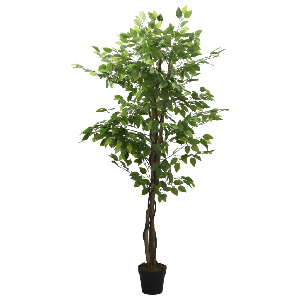 Artificial Ficus Tree 1008 Leaves 180 cm Green